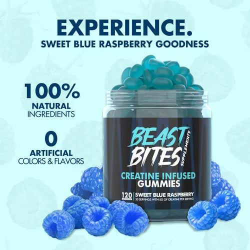 Beast Bites™ – La Creatina Más Sabrosa Para Ganar Fuerza Sin Complicaciones